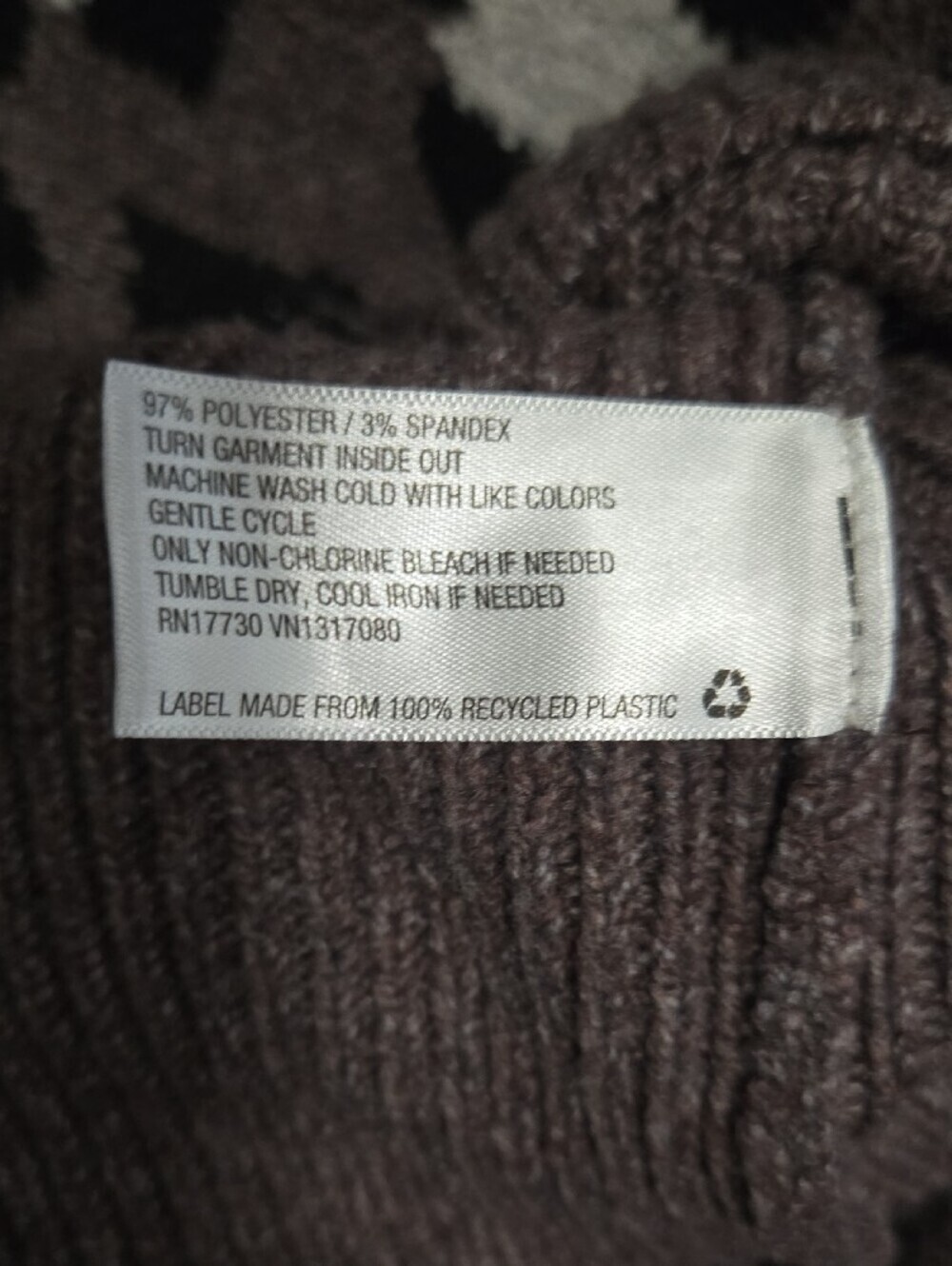 A New Day Leopard V-Neck Sweater / Size  L - Picture 8 of 8